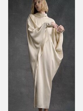 ZARA WOMAN FW25 SATIN EFFECT TUNIC ZW Collection Limited Edition